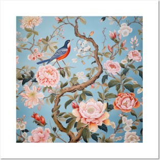 Coastal Chinoiserie II Posters and Art